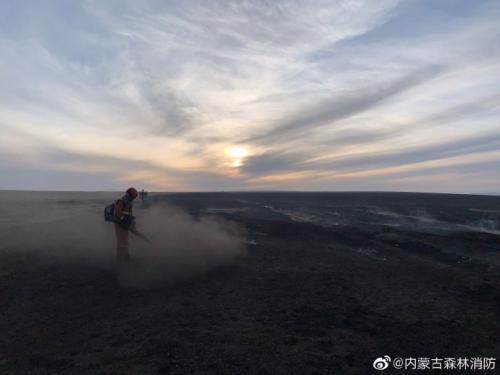 图片来源：内蒙古森林消防总队官方微博