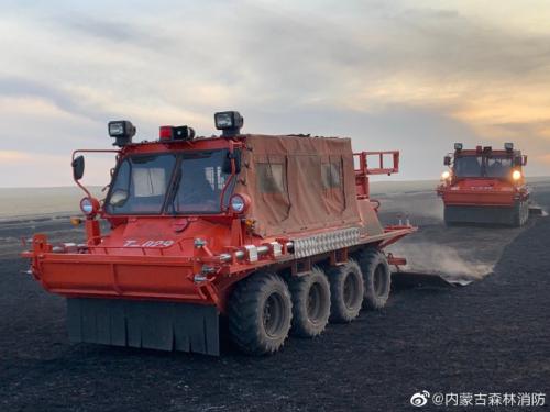 图片来源：内蒙古森林消防总队官方微博